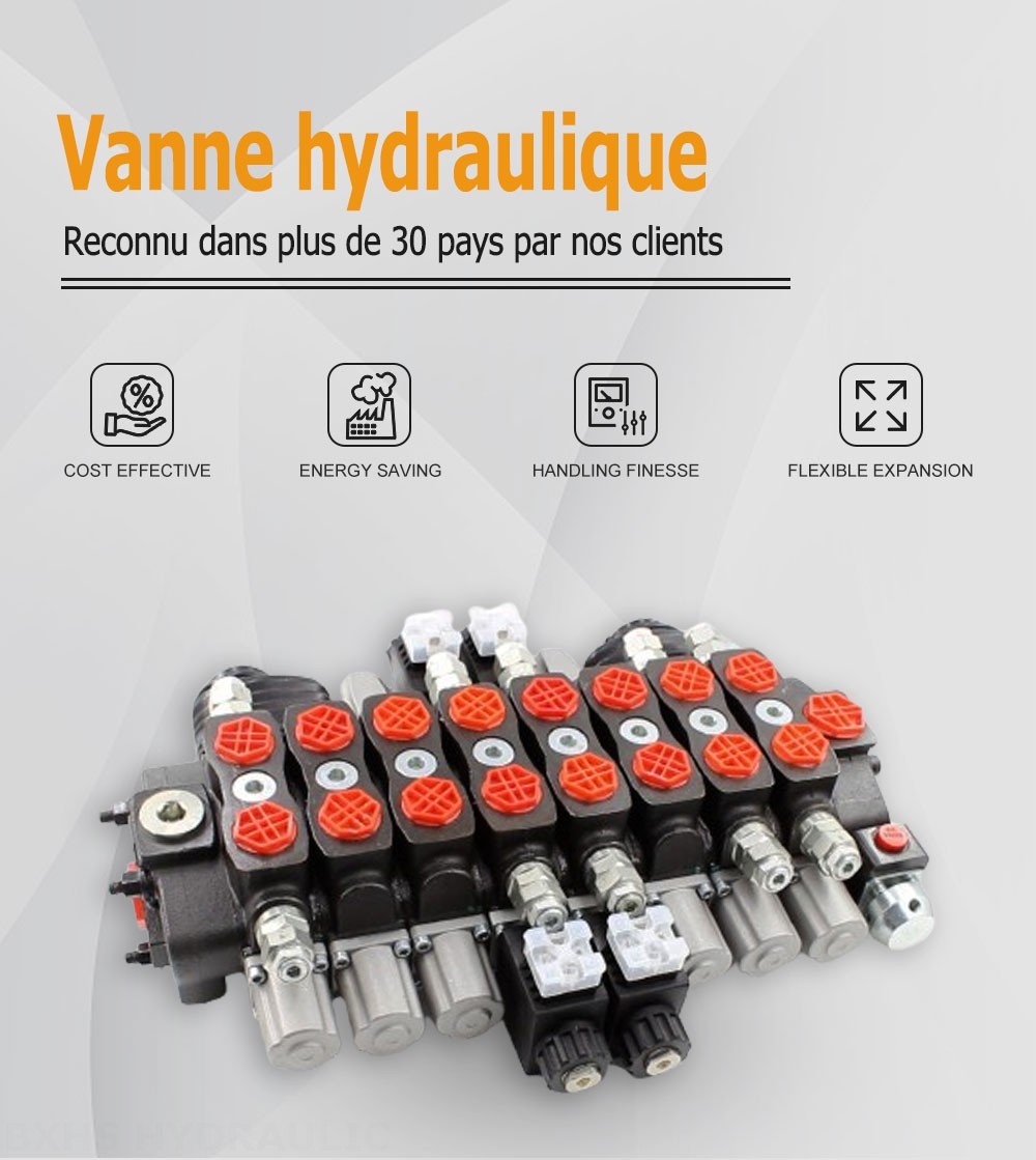 SD8 Manuel 8 distributeurs Distributeur directionnel sectionnel